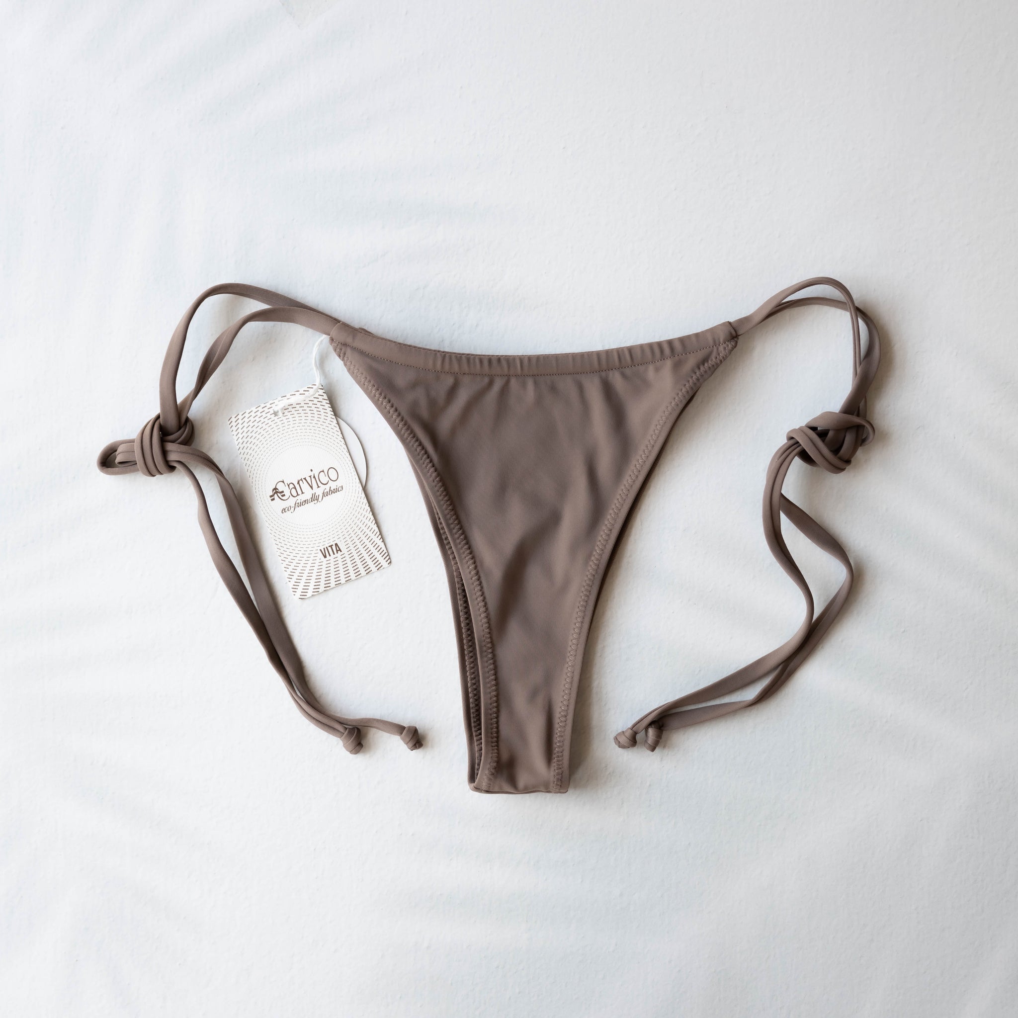 Thong Bikini Bottoms in Taupe  Saint Lucia Swim – SAINT LUCIA SWIM