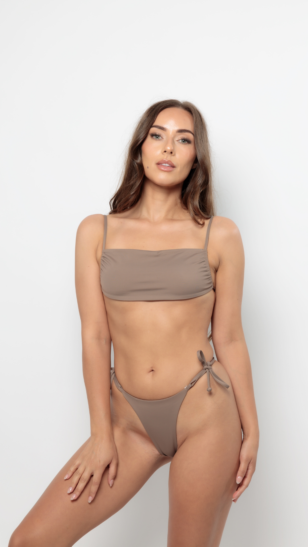 Thong Bikini Bottoms in Taupe  Saint Lucia Swim – SAINT LUCIA SWIM